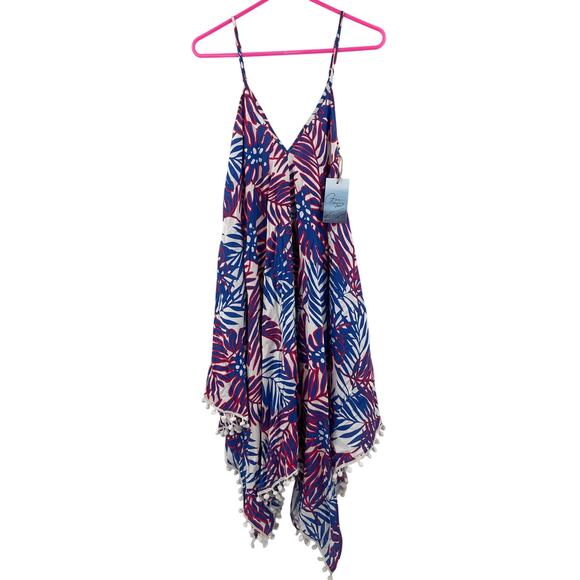 GOA BEACHWEAR BY JAPNA Cover Up Dress Size Medium NWT Swim Travel Vacation - Picture 1 of 14